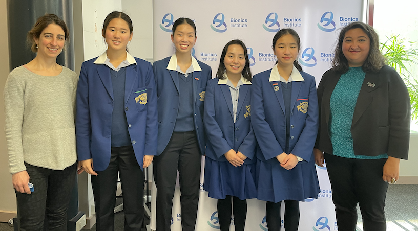 Loreto Toorak Students with Bionics Institute Mentors